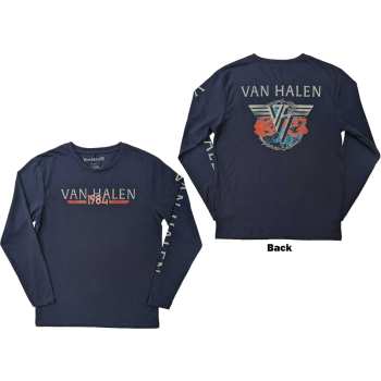 Merch Van Halen: Van Halen Unisex Long Sleeve T-shirt: 84 Tour (back & Sleeve Print) (small) S