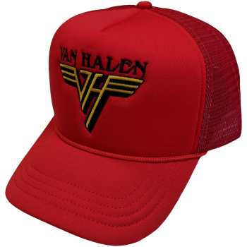 Merch Van Halen: Mesh Back Cap Text & Yellow Logo Van Halen