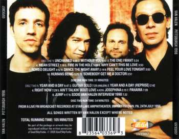 2CD Van Halen: Pittsburgh 1998 - The Lost Live Album 396513
