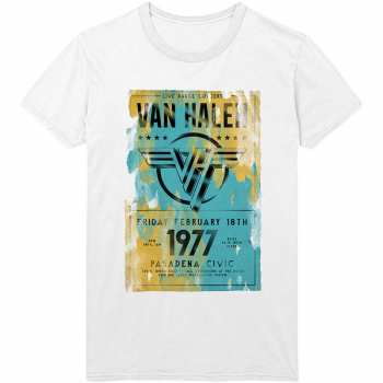 Merch Van Halen: Tričko Pasadena '77  XL