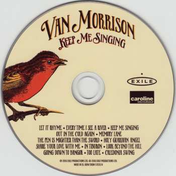 CD Van Morrison: Keep Me Singing 398238