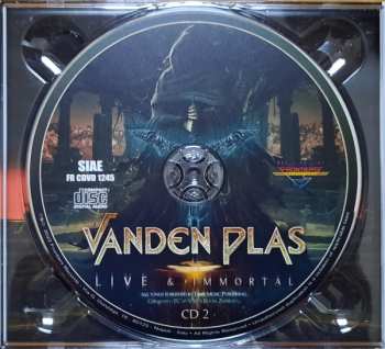 2CD/DVD Vanden Plas: Live & Immortal DLX 410449