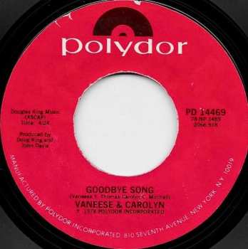 Album Vaneese Thomas: Just A Little Smile (From You) / Goodbye Song