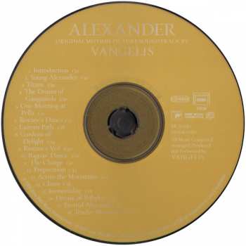 CD Vangelis: Alexander (Original Motion Picture Soundtrack) 1514