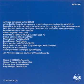 CD Vangelis: Heaven And Hell 358580