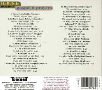 CD Various: 1926-1946 - Gospel & Prayers: Halleluja 392480