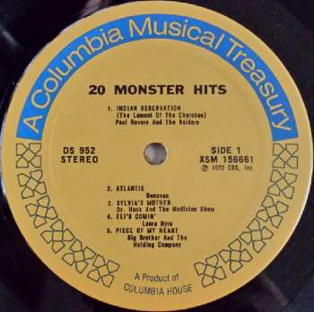 2LP Various: 20 Monster Hits 437156