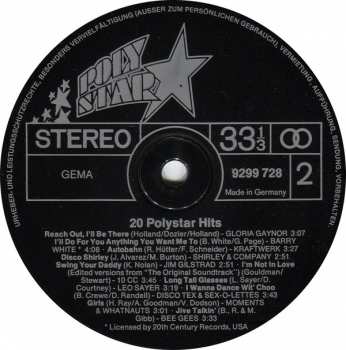 LP Various: 20 Polystar Hits 416172