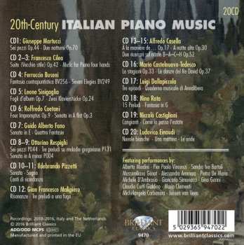 20CD/Box Set Various: 20th-Century Italian Piano Music 195770