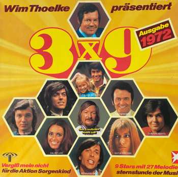 Album Various: 3x9 (9 Stars Mit 27 Melodien, Sternstunde Der Musik, Ausgabe 1972)