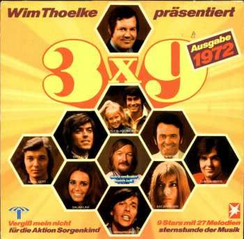 LP Various: Wim Thoelke Präsentiert: 3x9 (9 Stars Mit 27 Melodien) 425446