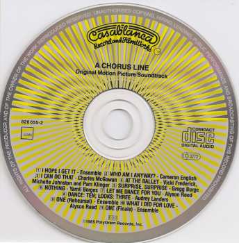 CD Various: A Chorus Line - Original Motion Picture Soundtrack