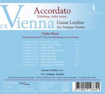 CD Various: Accordato: Habsburg Violin Music 341540