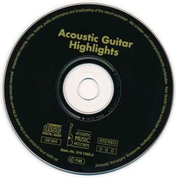 CD Various: Acoustic Guitar Highlights Vol. 1 503117