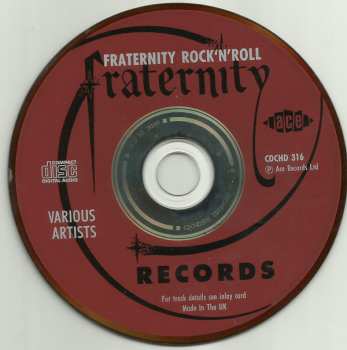 CD Various: All American Rock'n'Roll From Fraternity Records 455799