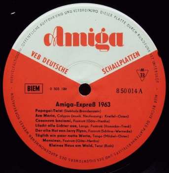 LP Various: Amiga-Express 1963 445658