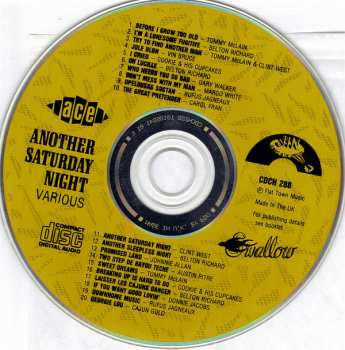 CD Various: Another Saturday Night (Classic Recordings From The Louisiana Bayous) 283600