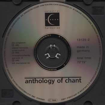 CD Various: Anthology Of Chant 297874