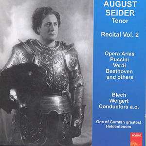 Album Various: August Seider Singt Arien