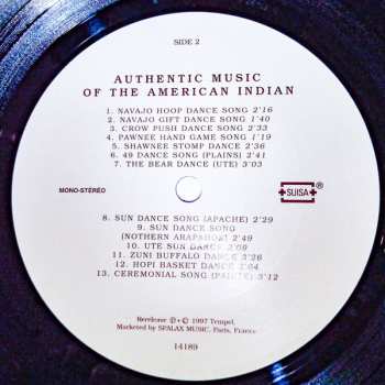 LP Various: Authentic Music Of The American Indian 348347