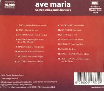 CD Various: Ave Maria - Sacred Arias And Choruses 176856