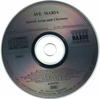 CD Various: Ave Maria - Sacred Arias And Choruses 176856