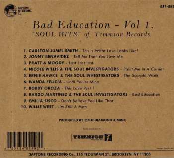 CD Various: Bad Education Vol 1. "Soul Hits" Of Timmion Records 103234