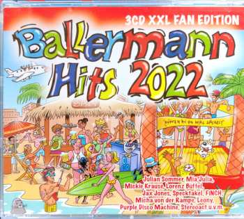 3CD Various: Ballermann Hits 2022 3CD XXL Fan Edition 315409