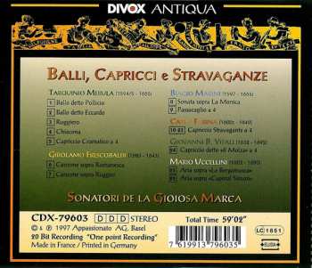 CD Various: Balli, Capricci, Stravaganze - XVII Century Italian Music For Strings 294557