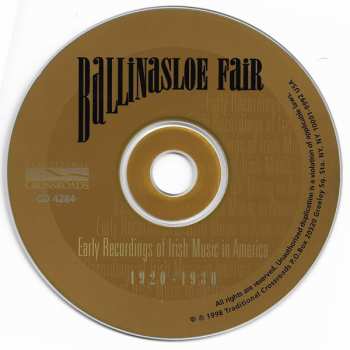 CD Various: Ballinasloe Fair (Early Recordings of Irish Music in America 1920-1930) 346915