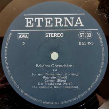 LP Various: Beliebte Opernchöre I. Folge 521640