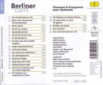 CD Various: Berliner Luft - Chansons & Evergreens Einer Weltstadt 118038