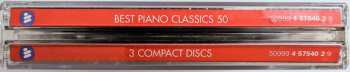 3CD Various: Best Piano Classics 50 49332