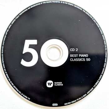 3CD Various: Best Piano Classics 50 49332