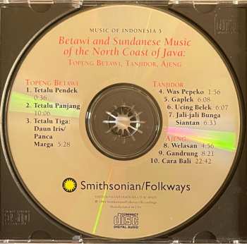 CD Various: Betawi & Sundanese Music Of The North Coast Of Java 328742