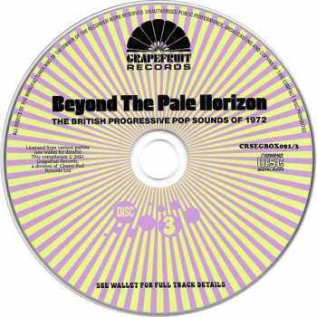 3CD Various: Beyond The Pale Horizon (The British Progressive Pop Sounds Of 1972) 96003