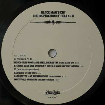 Box Set/4EP Various: Black Man's Cry: The Inspiration Of Fela Kuti 538167