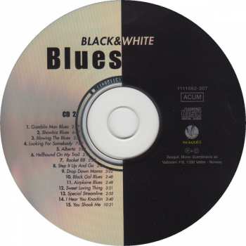 2CD Various: Black & White Blues 289361