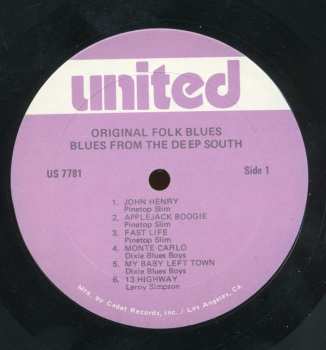 LP Various: Blues From The Deep South 430900