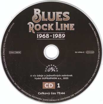 2CD Various: Blues Rock Line 1968-1989