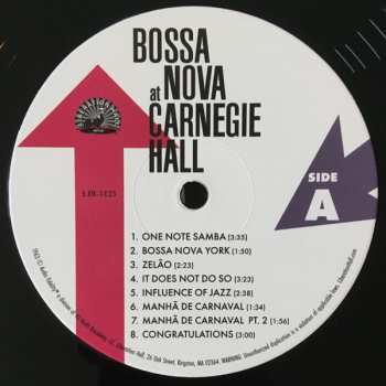 LP Various: Bossa Nova At Carnegie Hall LTD 457460