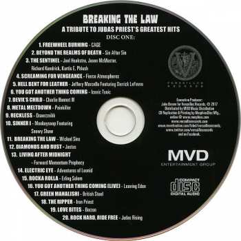 2CD Various: Breaking The Law: A Tribute To Judas Priest's Greatest Hits 109035