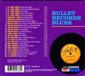 CD Various: Bullet Records Blues 263552
