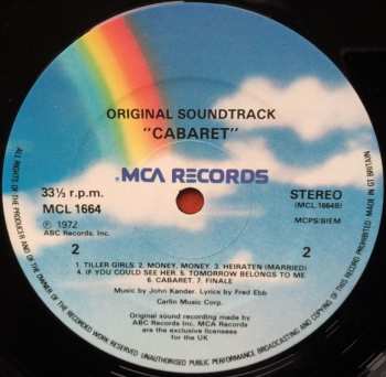 LP Various: Cabaret - Original Soundtrack 507331