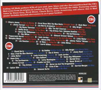 2CD Various: Calling All Mods (Mod Soul, Blues And Ska Anthems) 407262