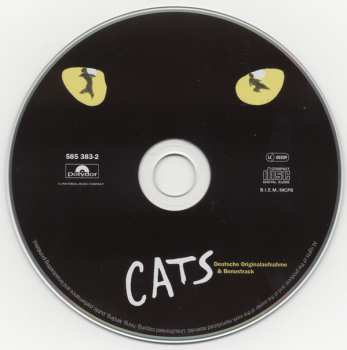 CD Various: Cats - Die Deutsche Originalaufnahme 120260