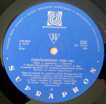 LP Various: Československý Džez 1963 52808