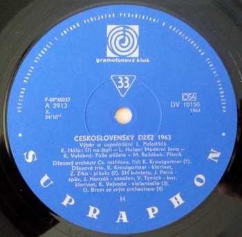 LP Various: Československý Džez 1963 52808