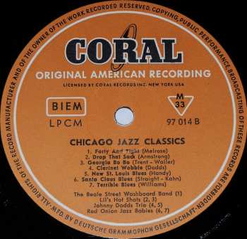 LP Various: Chicago Jazz Classics 518941