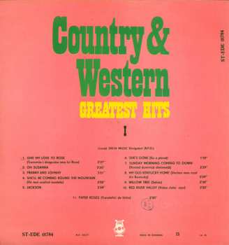 LP Various: Country & Western Greatest Hits I 524395